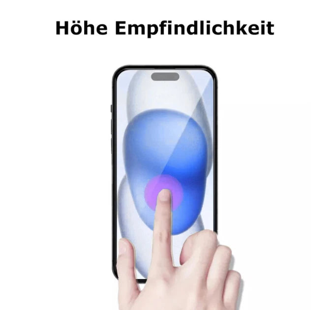 Panzerfolie Displayschutz für iPhone 17 16 15 14 13 12 11 Pro Max Schutzglas